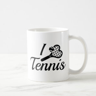 テニスが大好き コーヒーマグカップ