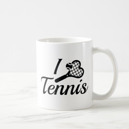テニスが大好き コーヒーマグカップ (右)