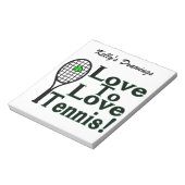 テニスが大好き ノートパッド (回転)