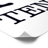 テニスが大好き ポスター (角)