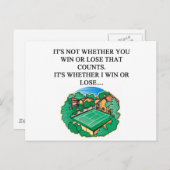 テニスが大好き ポストカード (正面/裏面)