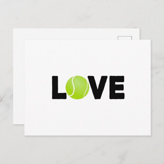 テニスが大好き ポストカード (正面/裏面)