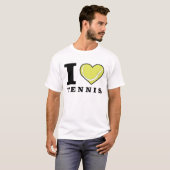 テニスが大好き Tシャツ (正面フル)