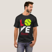 テニスが好き Tシャツ (正面フル)