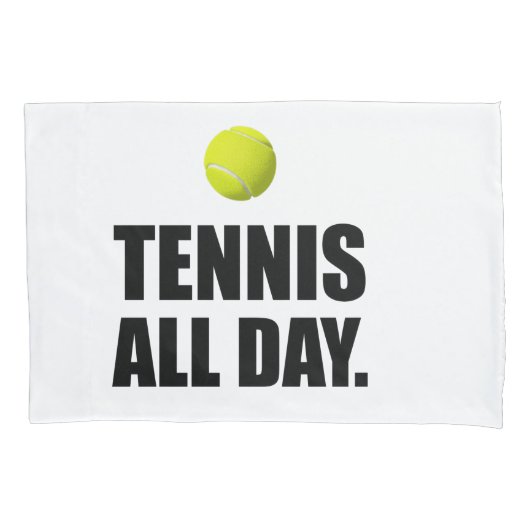 テニスすべてのDat 枕カバー (正面)