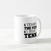 テニスでビートの涙 コーヒーマグカップ (正面右)