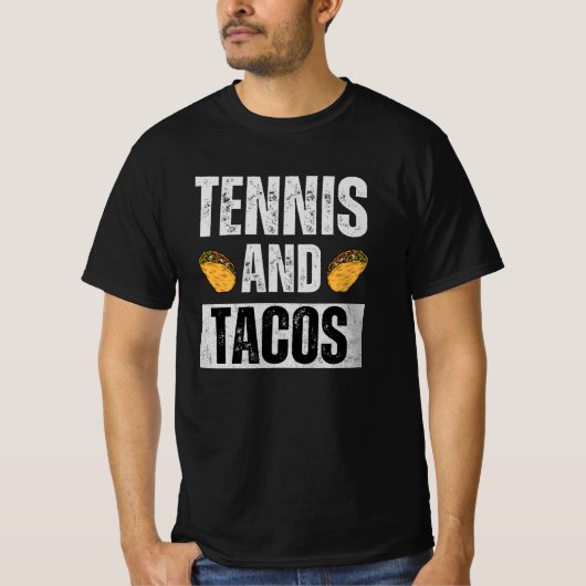 テニスとタコス Tシャツ (正面)