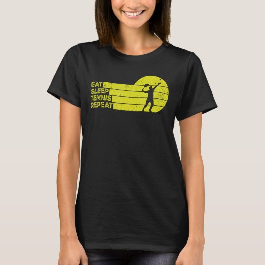 テニスとテニス Tシャツ (正面)