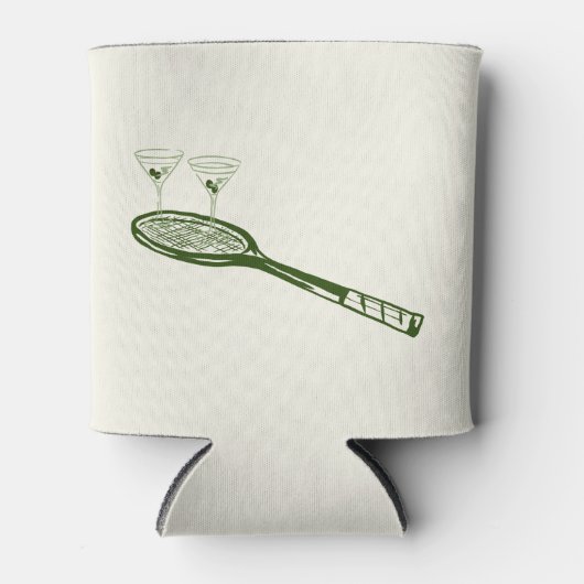テニスとマティーニ 缶クーラー (正面)