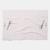 テニスとマルティーニ キッチンタオル (横)