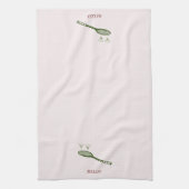 テニスとマルティーニ キッチンタオル (縦)