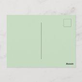 テニスのお誕生日おめでとう テニスボール付き ポストカード (裏面)