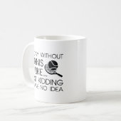 テニスのない一日 コーヒーマグカップ (正面左)