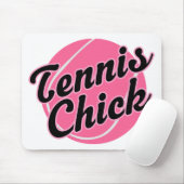 テニスのひよこ マウスパッド (マウス)