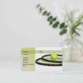 テニスのインストラクター 名刺 (スタンド正面)