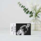 テニスのインストラクター 名刺 (スタンド正面)