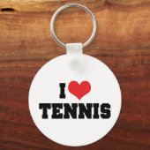 テニスのキーチェーンが大好き キーホルダー (正面)