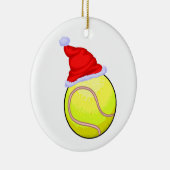 テニスのクリスマスのオーナメント セラミックオーナメント (右)