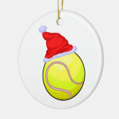 テニスのクリスマスのオーナメント セラミックオーナメント (左)