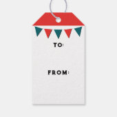 テニスのクリスマスギフタグ ギフトタグ (裏面)