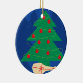 テニスのクリスマスツリーの装飾の球のオーナメント セラミックオーナメント (右)