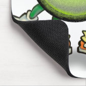 テニスのクリスマス マウスパッド (コーナー)