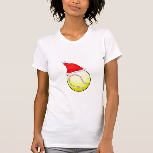 テニスのクリスマス Tシャツ (正面)
