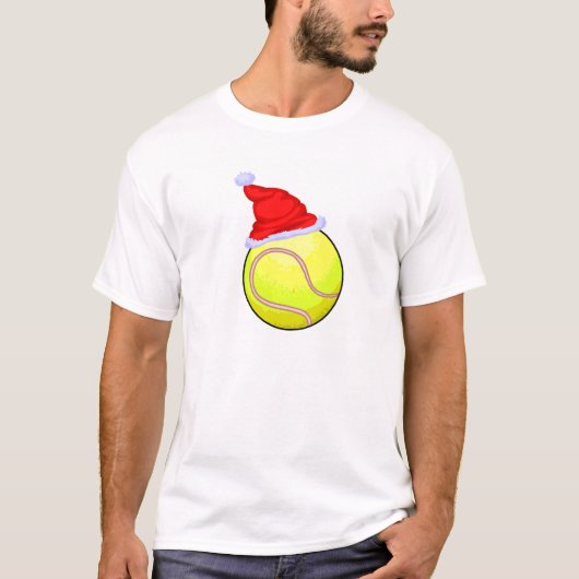 テニスのクリスマス Tシャツ (正面)
