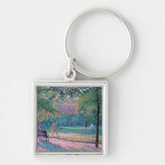 テニスのゲーム キーホルダー (正面)