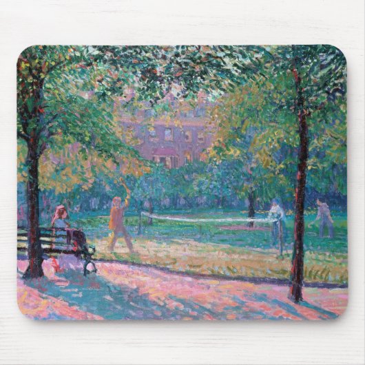 テニスのゲーム マウスパッド (正面)