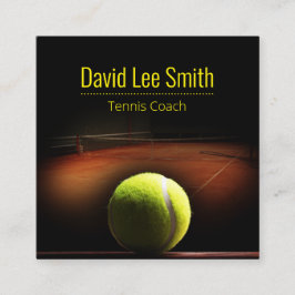 テニスのコーチスクエア名刺 スクエア名刺