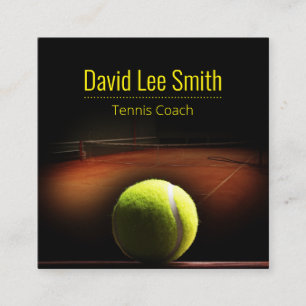 テニスのコーチスクエア名刺 スクエア名刺