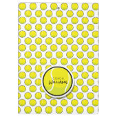 テニスのコーチ名ボールスポーツチームの多様性おもしろい クリップボード (裏面)