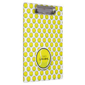 テニスのコーチ名ボールスポーツチームの多様性おもしろい クリップボード (右)