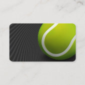 テニスのコーチ |トレーナーの練習レッスン 名刺 (裏面)