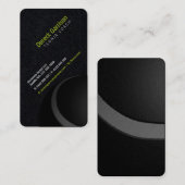 テニスのコーチ |トレーナーの練習レッスン 名刺 (正面/裏面)