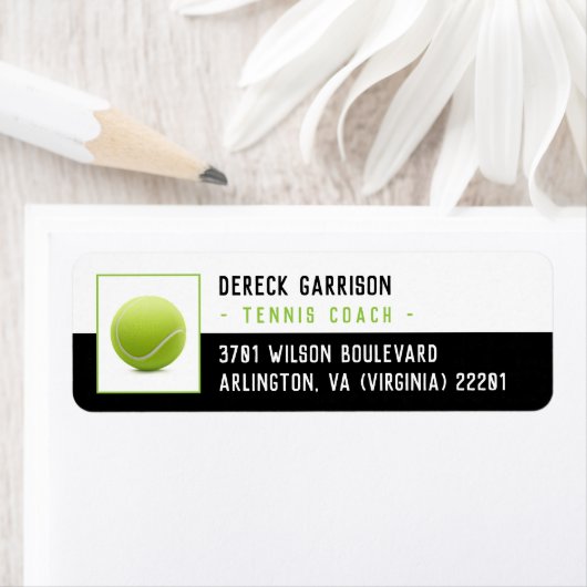テニスのコーチ |トレーナー |インストラクター |プレイヤー ラベル (インサイチュ)