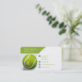 テニスのコーチ |プロフェッショナルスポーツ 名刺 (スタンド正面)