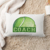 テニスのコーチ ランバークッション (ブランケット)