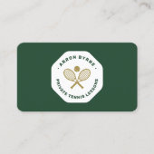 テニスのコーチ 名刺 (正面)