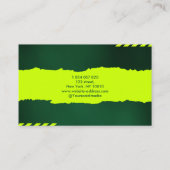 テニスのコーチ 名刺 (裏面)