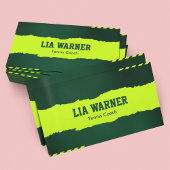 テニスのコーチ 名刺