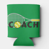 テニスのコーチ 缶クーラー (裏面)