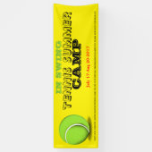 テニスのサマーキャンプの旗 横断幕 (縦)