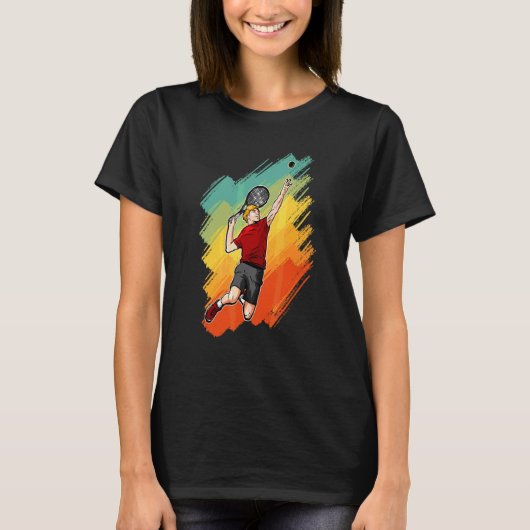 テニスのサーブ Tシャツ (正面)