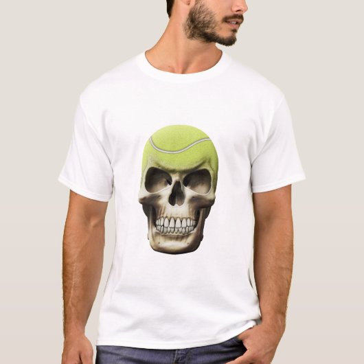 テニスのスカル Tシャツ (正面)