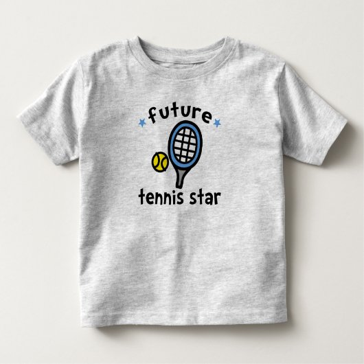 テニスのスター トドラーTシャツ (正面)
