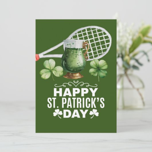 テニスのセントパトリックデー テニスプレーヤーのための シーズンカード (スタンド正面)