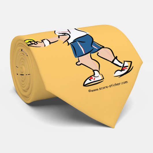 テニスのタイの男性への人のパパのコーチのトレーナーファン ネクタイ (ロール)