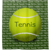 テニスのタイル文字デザイン式シャワーカーテン シャワーカーテン (正面)